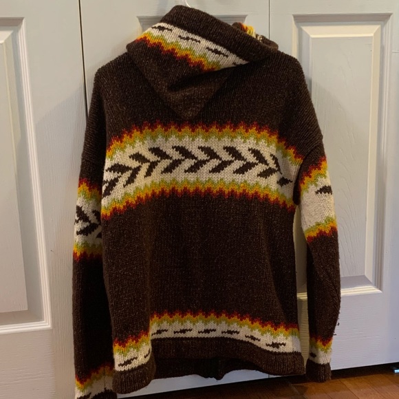 Earthragz Zip-up Knit Wool 50-50 Hoodie - Picture 6 of 9